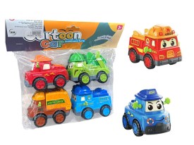 Juego 4 camioncitos con brazos